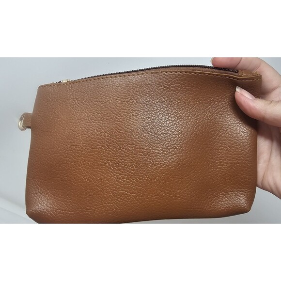 Montana West Slouchy Hobo Bag Hawaiian Brown PU Leather Removable Pouch Soft NEW - Picture 6 of 13